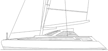 Threefold 6 Plywood trimaran boat plans