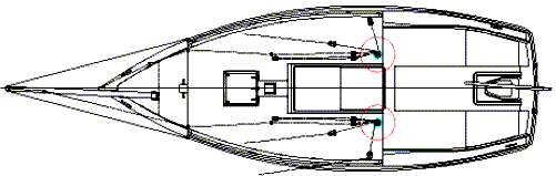 Cape Henry 21 deck plan